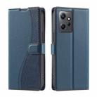 For Redmi Note 12 4G Global Voltage Ultra-thin Dot Leather Phone Case(Blue) - 1