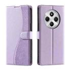 For Redmi 14C 4G / 14R 5G Global Voltage Ultra-thin Dot Leather Phone Case(Purple) - 1