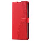For Redmi 14C 4G / 14R 5G Global Voltage Ultra-thin Dot Leather Phone Case(Red) - 2