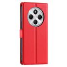 For Redmi 14C 4G / 14R 5G Global Voltage Ultra-thin Dot Leather Phone Case(Red) - 3