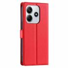 For Redmi Note 14 5G Voltage Ultra-thin Dot Leather Phone Case(Red) - 3