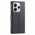 For Redmi Note 14 4G 163.25mm Voltage Ultra-thin Dot Leather Phone Case(Black) - 3