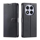 For Redmi Note 14 Pro 5G / 14 Pro+ 5G Voltage Ultra-thin Dot Leather Phone Case(Black) - 1