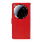 For Xiaomi 15 Ultra 5G Global Cat and Bee Embossed Flip Leather Phone Case(Red) - 3