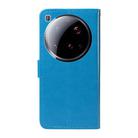 For Xiaomi 15 Ultra 5G Global Cat and Bee Embossed Flip Leather Phone Case(Blue) - 3