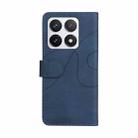 For Xiaomi 14T Pro Dual-color Splicing Flip Leather Phone Case(Blue) - 3