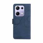 For Xiaomi Poco M6 Pro 4G Global Dual-color Splicing Flip Leather Phone Case(Blue) - 3