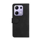 For Xiaomi Poco M6 Pro 4G Global Dual-color Splicing Flip Leather Phone Case(Black) - 3