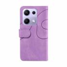 For Xiaomi Poco M6 Pro 4G Global Dual-color Splicing Flip Leather Phone Case(Purple) - 3