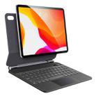 For iPad 10th Gen 10.9 2022 Yesido Dual-sided Clip Digital Display Magnetic Keyboard Leather Case(Black) - 1