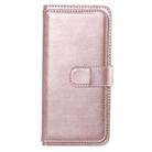 For Xiaomi Redmi 10X 5G / Redmi 10X Pro 5G Multifunctional Magnetic Copper Buckle Horizontal Flip Solid Color Leather Case with 10 Card Slots & Wallet & Holder & Photo Frame(Rose Gold) - 2