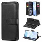 For Xiaomi Mi 10 / 10 Pro Multifunctional Magnetic Copper Buckle Horizontal Flip Solid Color Leather Case with 10 Card Slots & Wallet & Holder & Photo Frame(Black) - 1