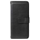 For Xiaomi Mi 10 / 10 Pro Multifunctional Magnetic Copper Buckle Horizontal Flip Solid Color Leather Case with 10 Card Slots & Wallet & Holder & Photo Frame(Black) - 2