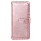 For Xiaomi Mi 10 / 10 Pro Multifunctional Magnetic Copper Buckle Horizontal Flip Solid Color Leather Case with 10 Card Slots & Wallet & Holder & Photo Frame(Rose Gold) - 2