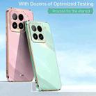 For Xiaomi 15 XINLI Straight Edge 6D Electroplate TPU Phone Case(White) - 2