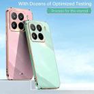 For Xiaomi 15 Pro XINLI Straight Edge 6D Electroplate TPU Phone Case(Mint Green) - 2