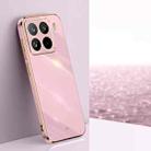 For Xiaomi 15 Pro XINLI Straight Edge 6D Electroplate TPU Phone Case(Cherry Purple) - 1