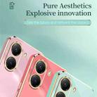For Xiaomi Poco X7 Pro 5G XINLI Straight Edge 6D Electroplate TPU Phone Case(Hawthorn Red) - 3