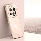 For Xiaomi 15 Ultra XINLI Straight Edge 6D Electroplate TPU Phone Case(Pink) - 1