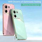 For Xiaomi Poco M7 Pro 5G XINLI Straight Edge 6D Electroplate TPU Phone Case(Hawthorn Red) - 2