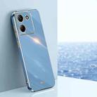For Xiaomi Poco M7 Pro 5G XINLI Straight Edge 6D Electroplate TPU Phone Case(Celestial Blue) - 1