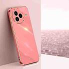 For Xiaomi Civi 5 Pro XINLI Straight Edge 6D Electroplate TPU Phone Case(Hawthorn Red) - 1