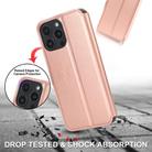 For iPhone 16 Pro Max Shockproof PU + TPU Leather Phone Case(Rose Gold) - 2