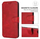 For iPhone 16 Plus Shockproof PU + TPU Leather Phone Case(Red) - 3