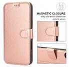 For iPhone 16 Plus Shockproof PU + TPU Leather Phone Case(Rose Gold) - 3