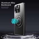 For Honor X60 GT Rotating Holder Frosted Metal Phone Case(Blue) - 3