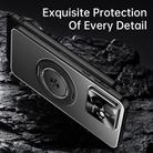 For Honor X60 GT Rotating Holder Frosted Metal Phone Case(Blue) - 4