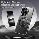 For Honor 400 Pro Global Rotating Holder Frosted Metal Phone Case(Titanium) - 5
