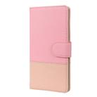For Samsung Galaxy Note20 Color Splicing Horizontal Flip Leather Case with Holder & Card Slots & Wallet & Photo Frame(Pink) - 2