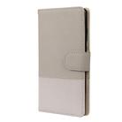 For Samsung Galaxy Note20 Color Splicing Horizontal Flip Leather Case with Holder & Card Slots & Wallet & Photo Frame(Grey) - 1