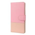 For Samsung Galaxy Note20 Ultra Color Splicing Horizontal Flip Leather Case with Holder & Card Slots & Wallet & Photo Frame(Pink) - 2