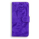 For Redmi K80 / K80 Pro / Xiaomi Poco F7 Pro Tiger Embossing Pattern Leather Phone Case(Purple) - 3