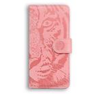 For Redmi Turbo 4 / Xiaomi Poco X7 Pro Tiger Embossing Pattern Leather Phone Case(Pink) - 3