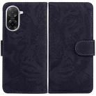 For Redmi A5 4G 171.7mm Tiger Embossing Pattern Leather Phone Case(Black) - 1