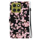 For Motorola Moto G86 5G Crystal Texture Colored Drawing Leather Phone Case(Plum Bossom) - 3