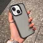 For iPhone 15 Plus Frosted Shockproof TPU Phone Case(Transparent) - 1