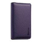 Denior V13 Magsafe Wallet Carbon Fiber Texture Leather Magnetic Card Holder Bag(Purple) - 2