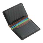 Denior V13 Magsafe Wallet Carbon Fiber Texture Leather Magnetic Card Holder Bag(Black) - 3