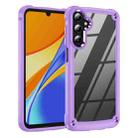 For Samsung Galaxy A36 5G TPU + PC Lens Protection Phone Case(Purple) - 1