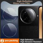 For Redmi K80 / K80 Pro 2 PCS/Set IMAK HD Glass Rear Camera Lens Film - 3