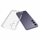 For Samsung Galaxy S25+ 5G Shockproof Non-slip Thickening TPU Phone Case(Transparent) - 3