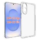 For Samsung Galaxy S25 Edge 5G Shockproof Non-slip Thickening TPU Phone Case(Transparent) - 1