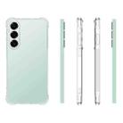 For Samsung Galaxy S25 FE 5G Shockproof Non-slip Thickening TPU Phone Case(Transparent) - 2