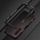 For Sony Xperia 1 VI Aurora Series Lens Protector + Metal Frame Protective Phone Case(Black Red) - 2