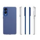 For Samsung Galaxy S25 Edge 5G Waterproof Texture TPU Phone Case(Transparent) - 2