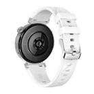 For Huawei Watch GT 5 41mm Official 18mm Silicone Watch Band(White) - 2